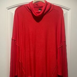 We The Free. Free People Turtleneck Dolman Sleeve Top